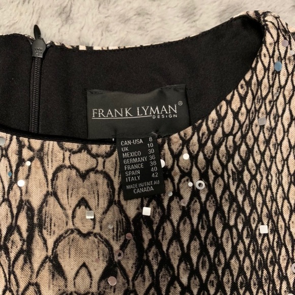 Sexy animal print snake leopard sequence dress. - Picture 3 of 8